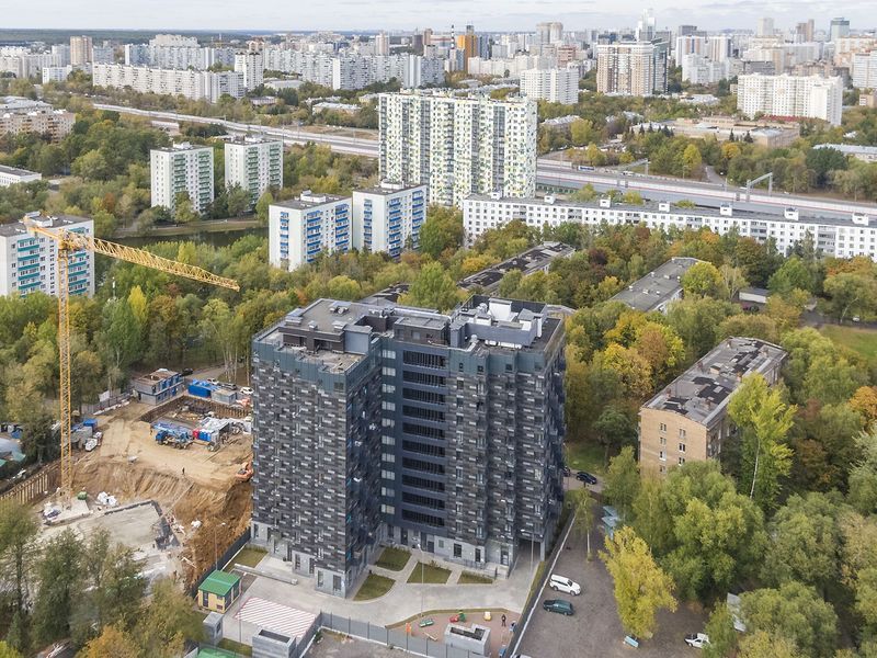 Вид на корпус и окрестности. Аэрофотосъемка от 26.09.2019 г.