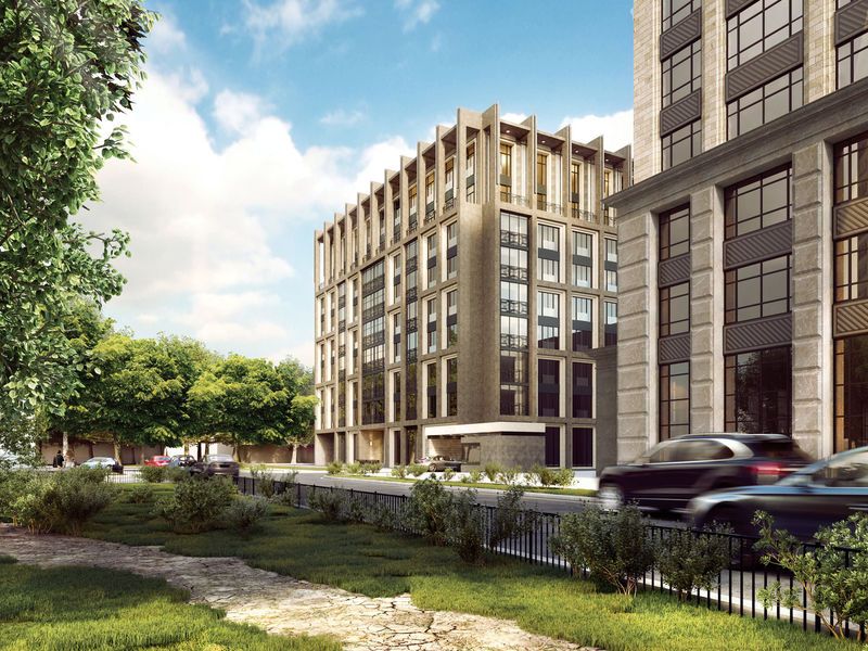 В доме располагаются 64 квартиры элит-класса.