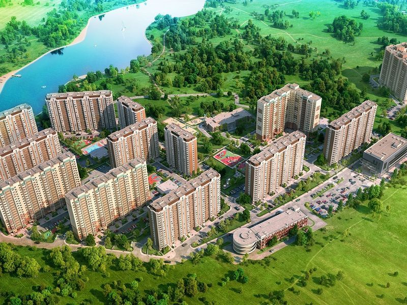 Вид сверху.