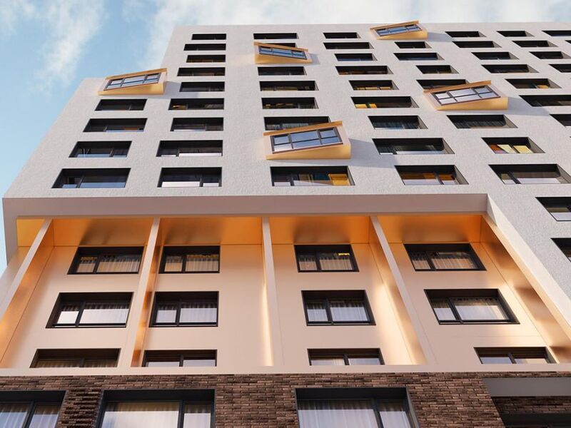 Фасады отделают натуральными материалами из металла и клинкерного кирпича