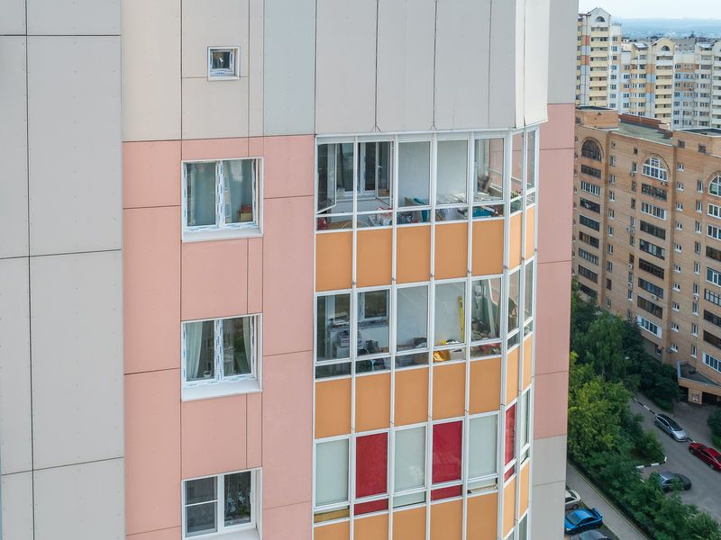 Фасад. Аэрофотосъемка от 29.07.2017 г.