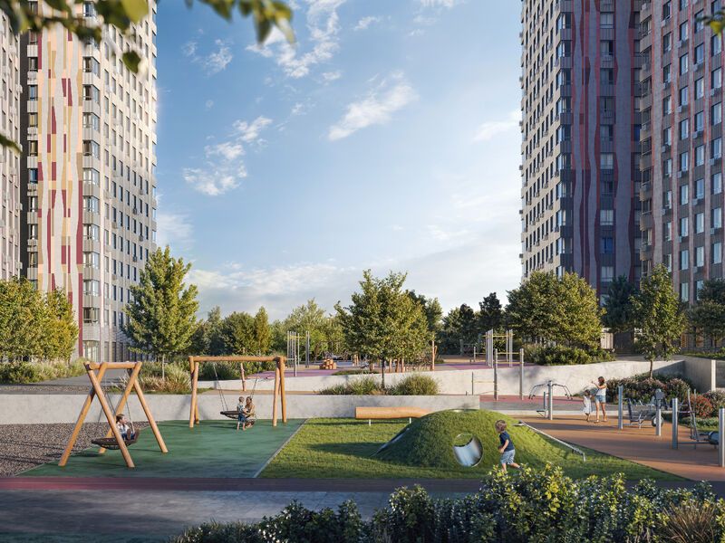 Большинством планировок предусмотрены широкие окна, балконы, лоджии или открытые веранды.