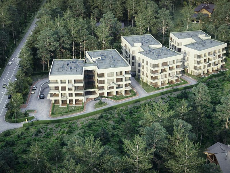 ЖК Level Barvikha Residence – вид сверху.