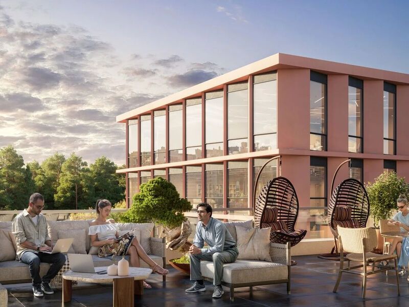 Предусмотрены террасы