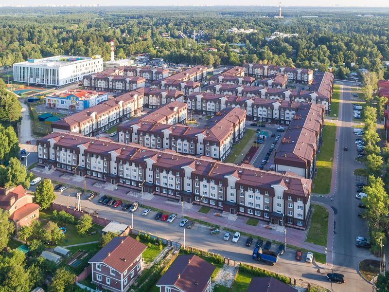 ЖК «Валентиновка Парк». Вид сверху.Аэрофотосъемка от 26.07.2017 г.