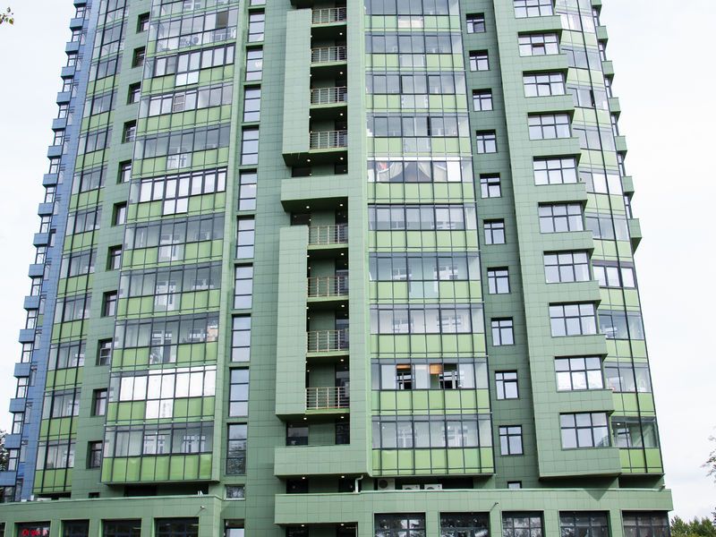 Фасад дома 7А. Фото: сентябрь 2018.