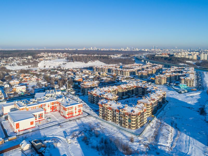 Аэрофотосъемка. ЖК «Западное Кунцево». Фото от 30.01.2017 г.