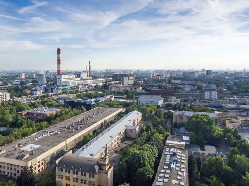 ЖК «Золотая Звезда». Вид из окна. Аэрофотосъемка. Фото от 01.08.2016 г.