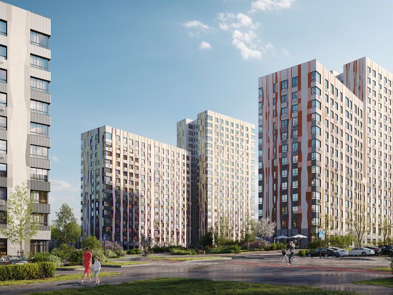 ЖК состоит из 7 монолитных корпусов высотой 6-9 этажей.