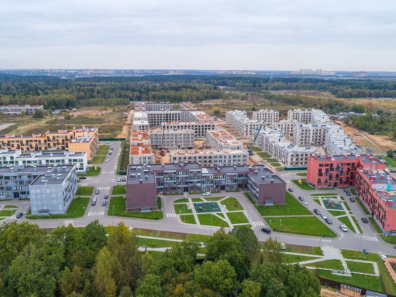 ЖК «Новогорск Парк». Общий вид. Аэрофотосъемка. Фото от 28.09.2017 г.