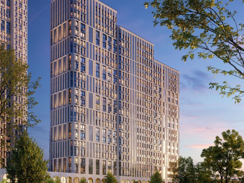 Динамичный силуэт новостройки будет виден издалека