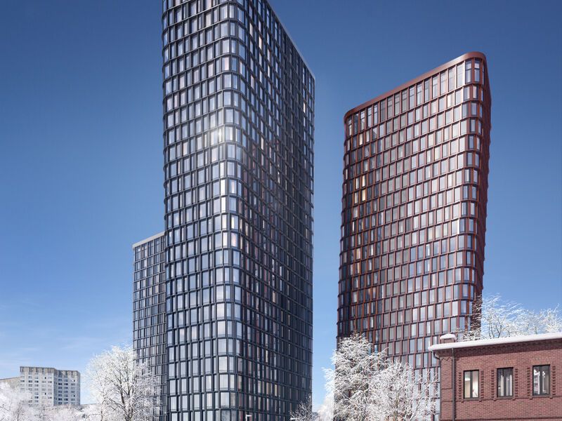 Общий вид в зимнее время