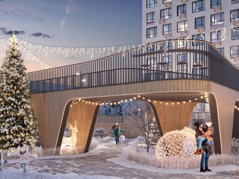 Проект строится в центре подмосковного города Мытищи