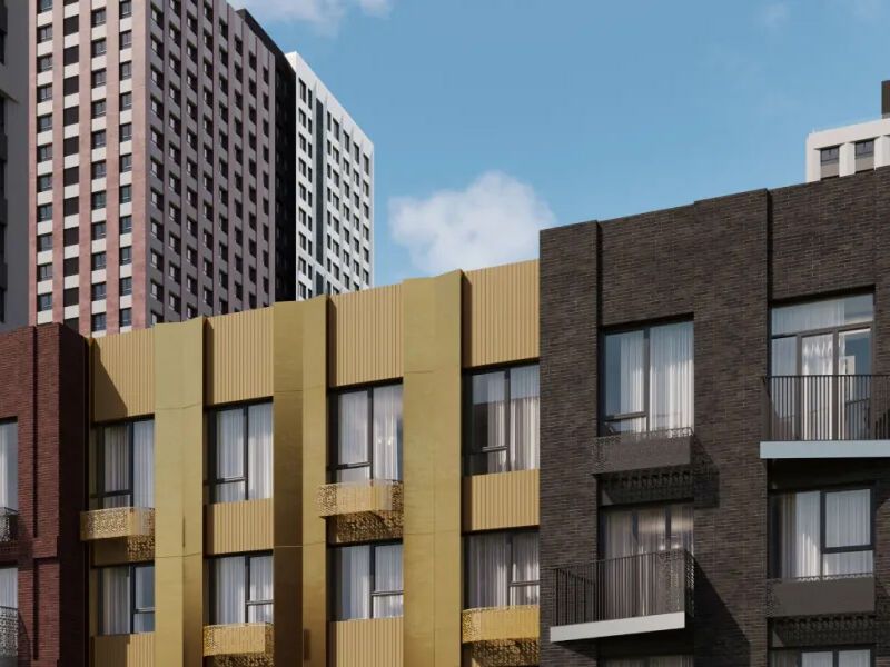 Корпуса разделят на несколько замкнутых кварталов, в каждом из которых будут благоустроенные дворы