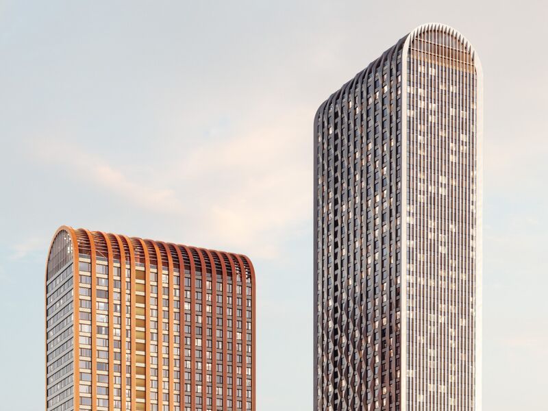 Из окон высотных башен открываются впечатляющие виды на юго-восток столицы.