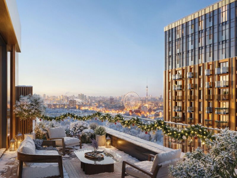 Возводится неподалеку от станции метро «Ботанический сад», в окружении парков и рек