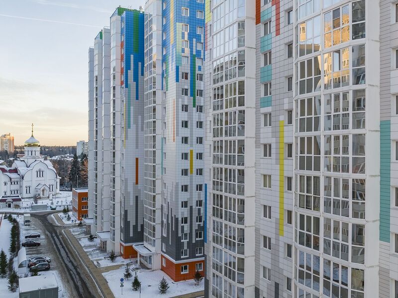 Жилой комплекс «Первый Зеленоградский» зимой