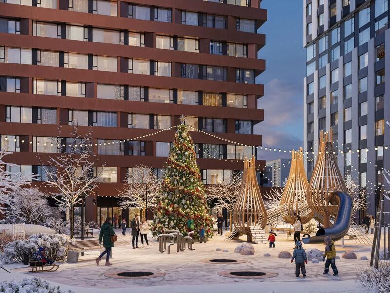 Комплекс в зимнее время года