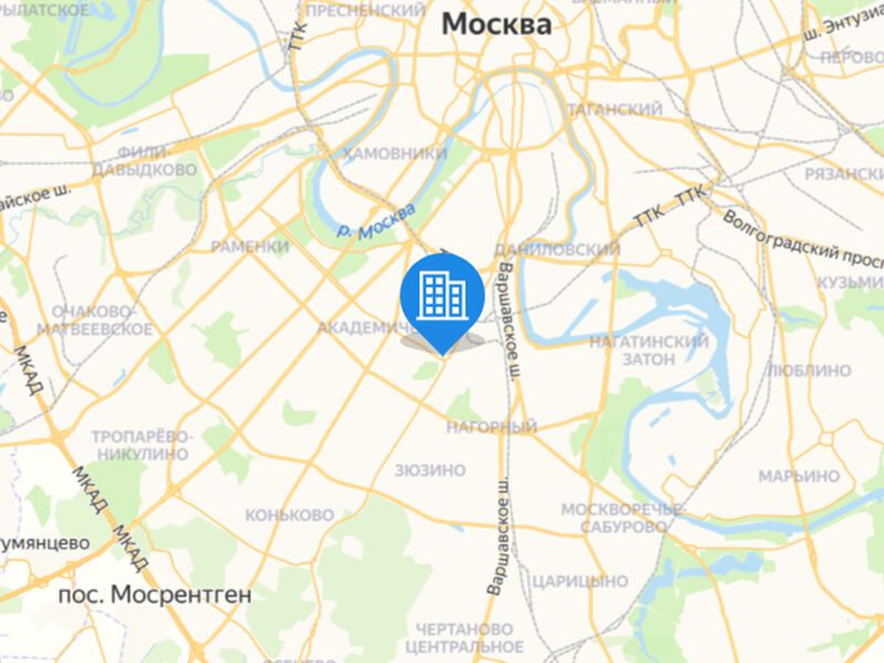 ЖК «В Котловке» на карте.
