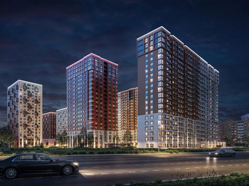 Семейный квартал «Снегири» возводится в Ленинском административном округе, в микрорайоне Московка.