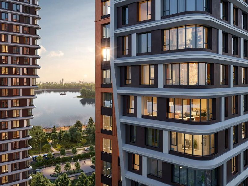 Медные и строгие, светло-серые и пластичные – динамично раскрывающиеся фасады «ЮТУ» словно два парусника в закатном солнце парят над природными пейзажами