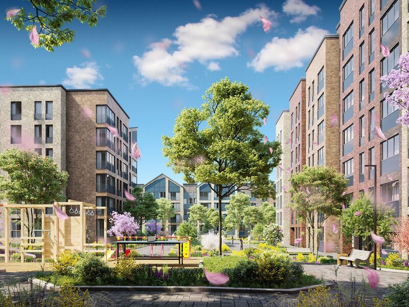 Облагороженная территория.