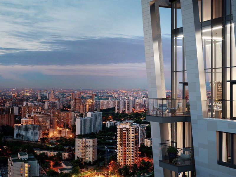 Фасад и вид из окна.