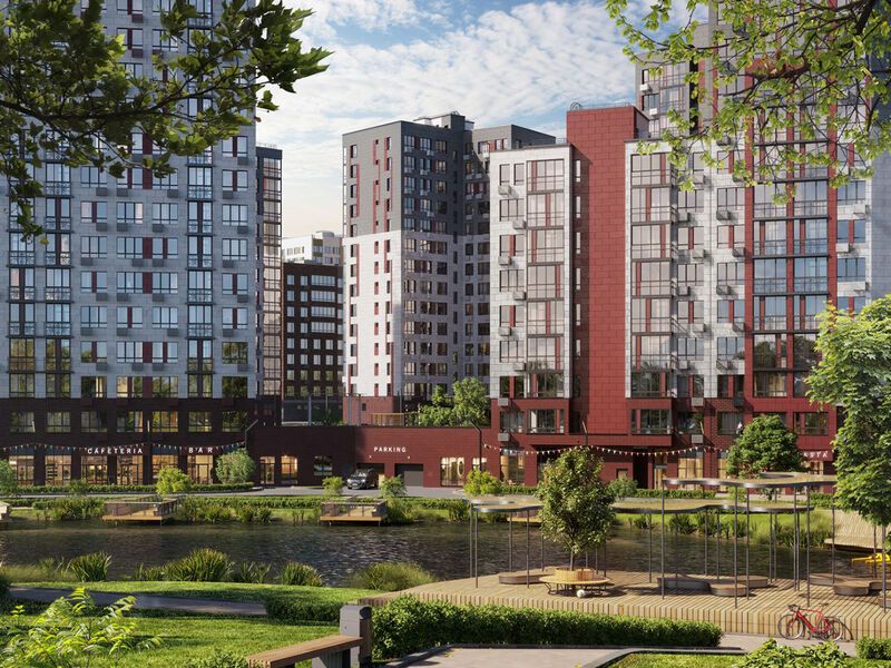 Благоустроенная территория.