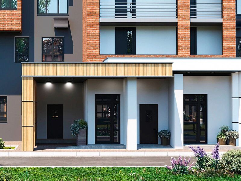 Отделка входных групп