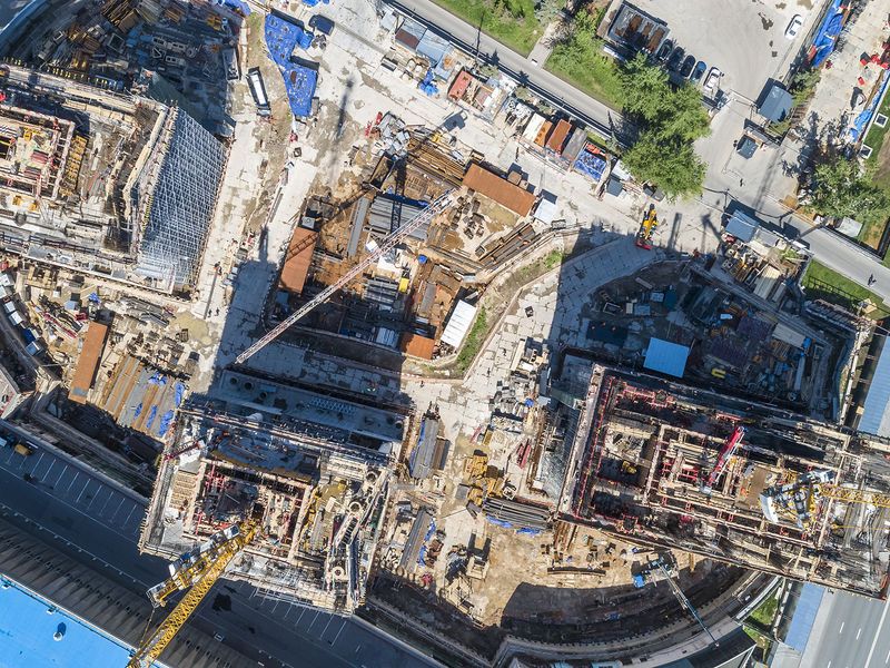 Вид сверху. Аэрофотосъемка от 16.05.2019 года.