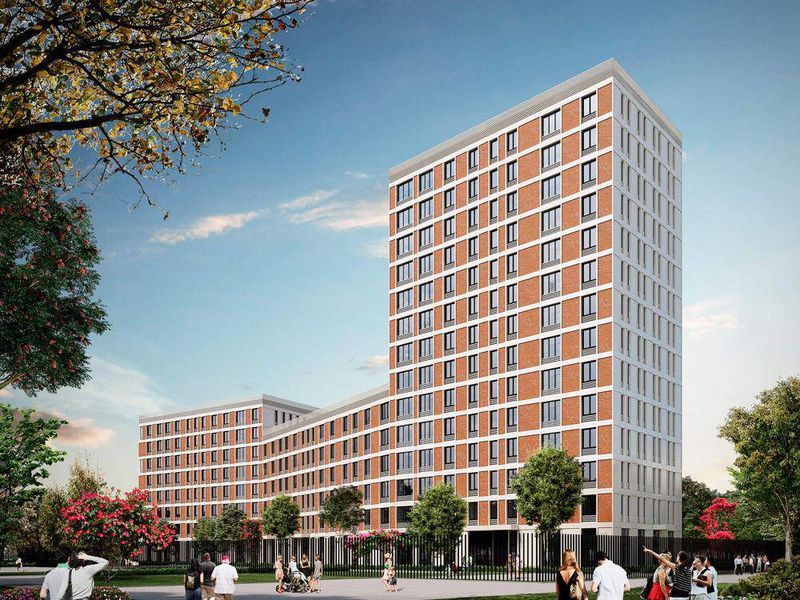 3 секции от 6 до 14 этажей