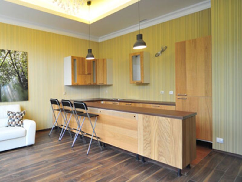 Пример отделки кухни.