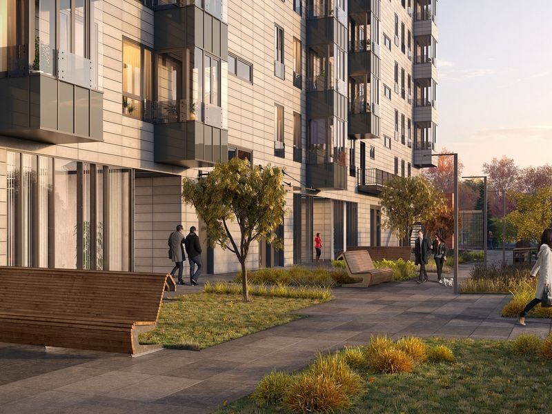 ЖК «Счастье на Масловке». Проект благоустройства территории