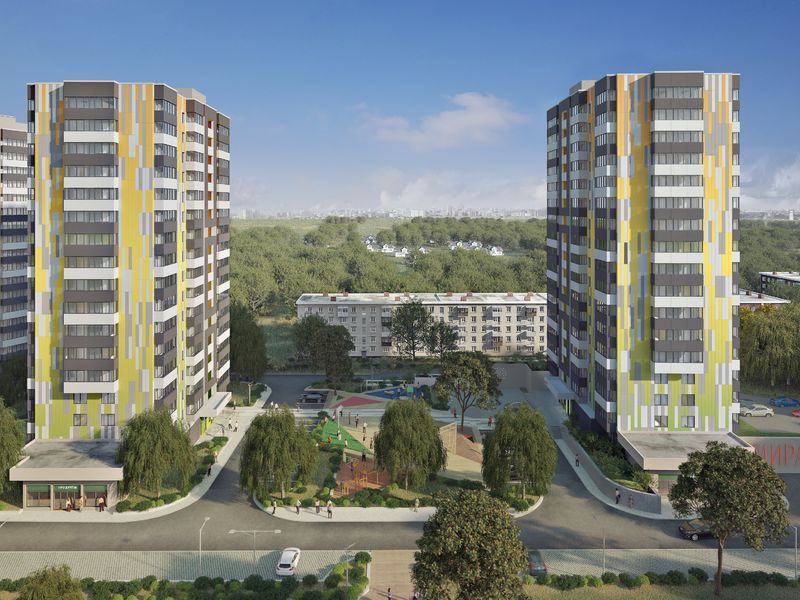 Детские и спортивные площадки.