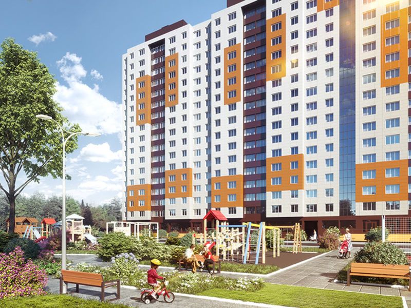 В двух корпусах проектом предусмотрено 1229 квартир. Квартиры можно приобрести как с отделкой, так и без отделки.