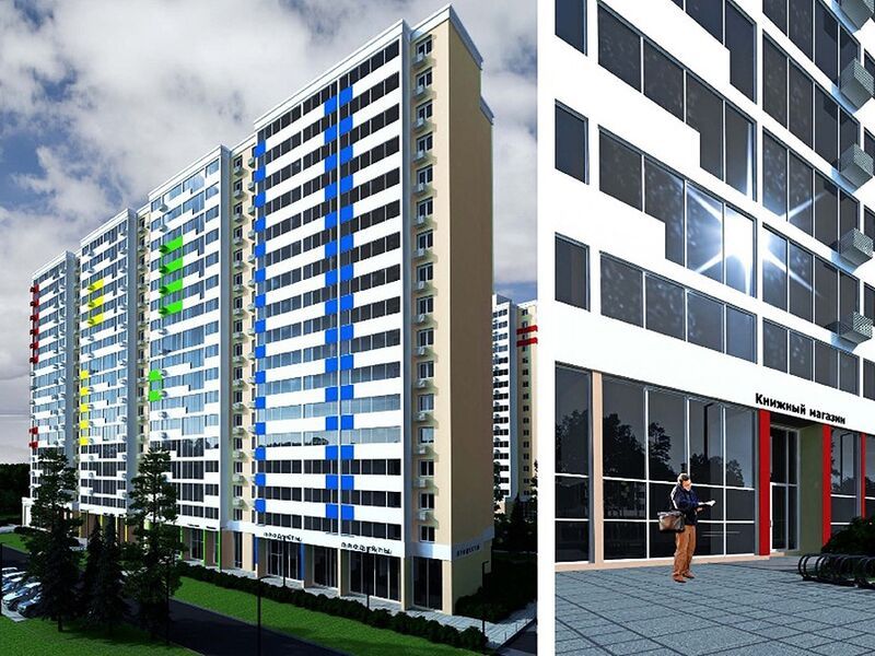 Всего в ЖК «Зелёные горки» планируется 1008 квартир.