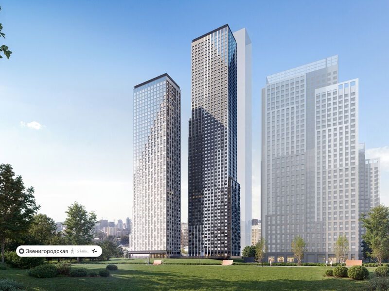 Левел Звенигородская Общий вид корпусов