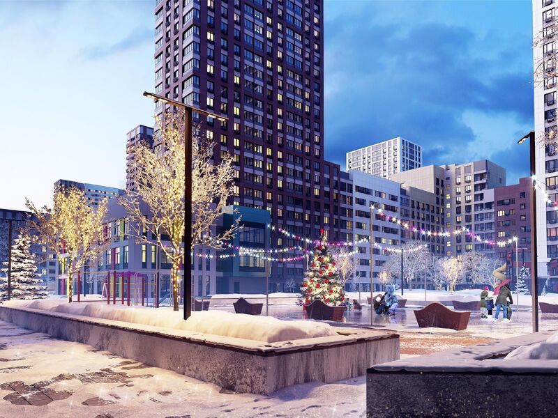 Благоустроенная прилегающая территория