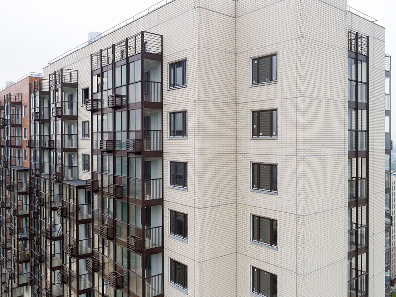 Фасад. Аэрофотосъемка. Фото от 10.09.2018 г