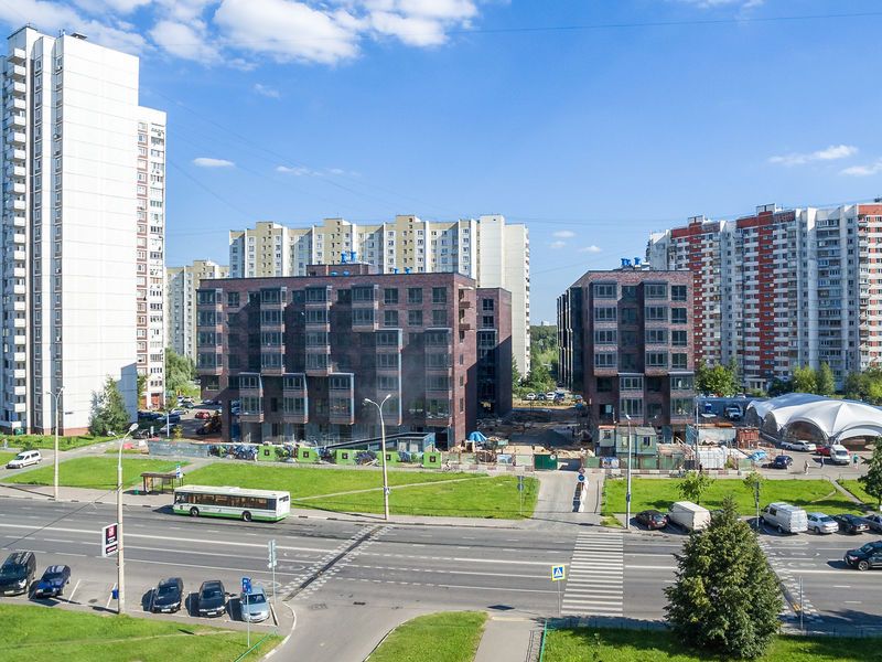 Ход строительства. Аэрофотосъемка от 05.08.2016 г.