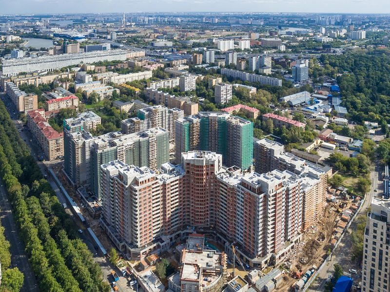 ЖК «Донской Олимп». Вид сверху.