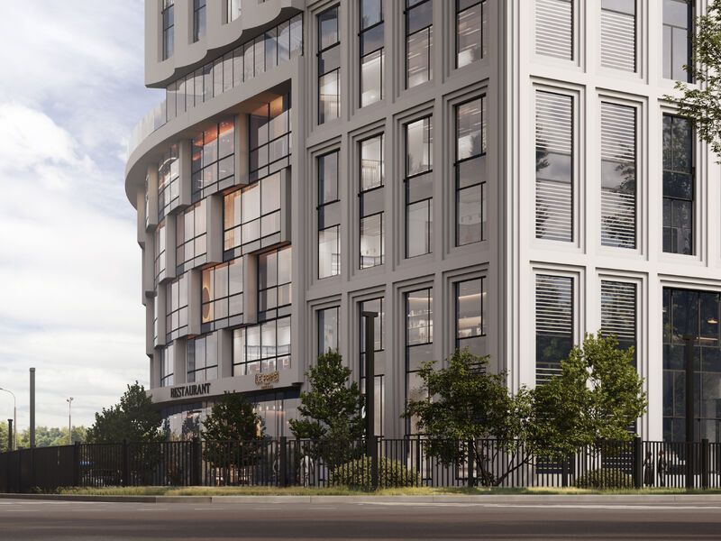 Проект включает в себя не только офисные пространства различных форматов, но и гостиницу категории 4 звезды, медицинский центр, а также spa-зону с панорамными террасами, откуда открываются живописные виды на Москву-реку