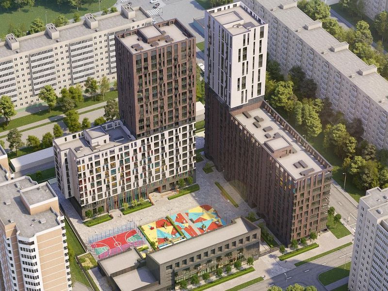 ЖК «Время». Вид сверху.