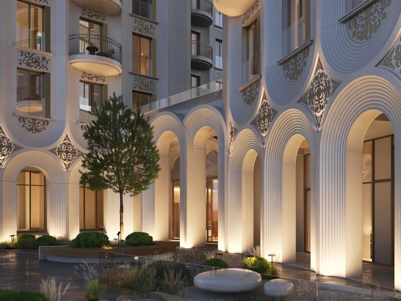 Выразительные фасады домов украсят декоративные порталы и керамические изразцы с растительными орнаментами.