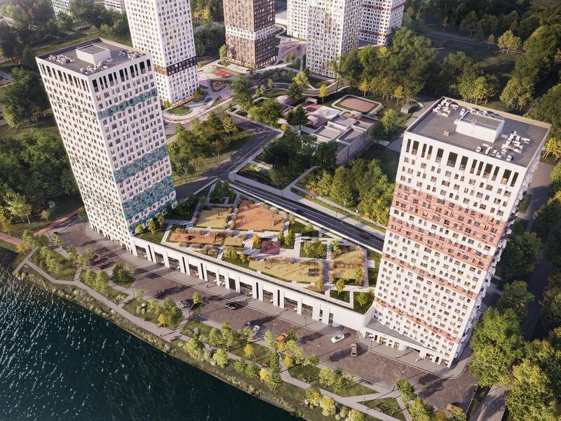 Площадь территории 28 га, запланировано несколько очередей строительства