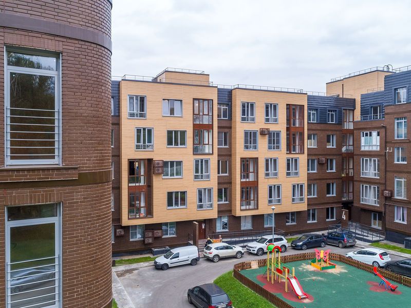 ЖК «Мишино». Придомовая территория. Аэрофотосъемка от 28.09.2017 г.