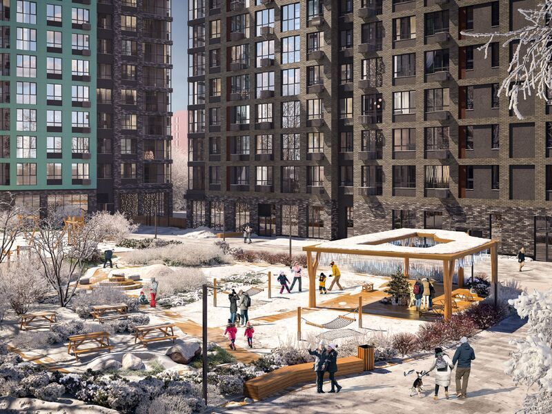 Благоустроенная территория