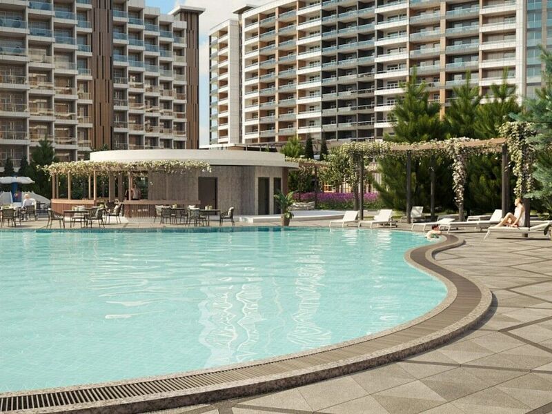 Морская резиденция на Западном берегу Крыма, между городами Евпатория и Саки.