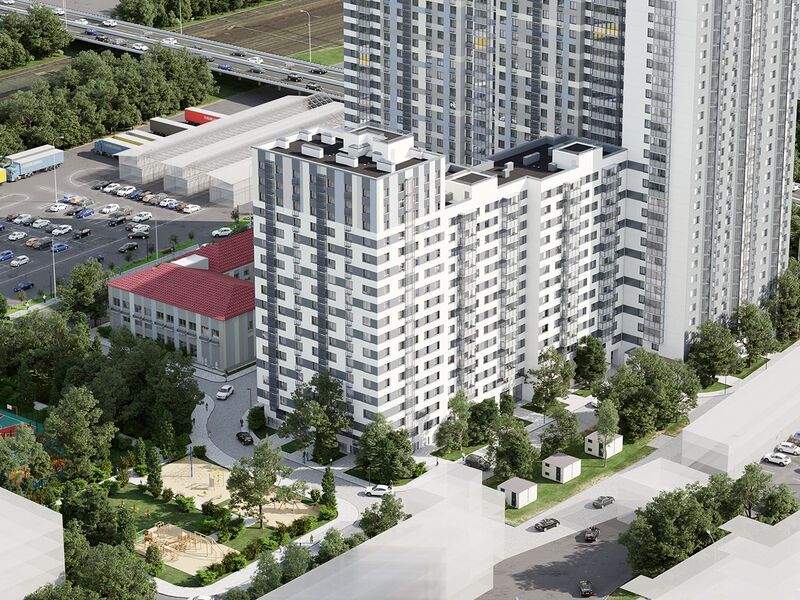 ЖК «Облака». Дом переменной этажности от 14 до 25 этажей