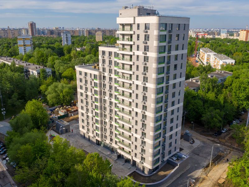 ЖК «Счастье в Царицыно». Аэрофотосъемка май 2019 г.